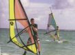 boy windsurfing