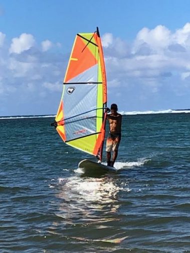 kauai windsurfer